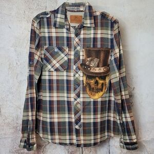 Steampunk Flannel Shirt